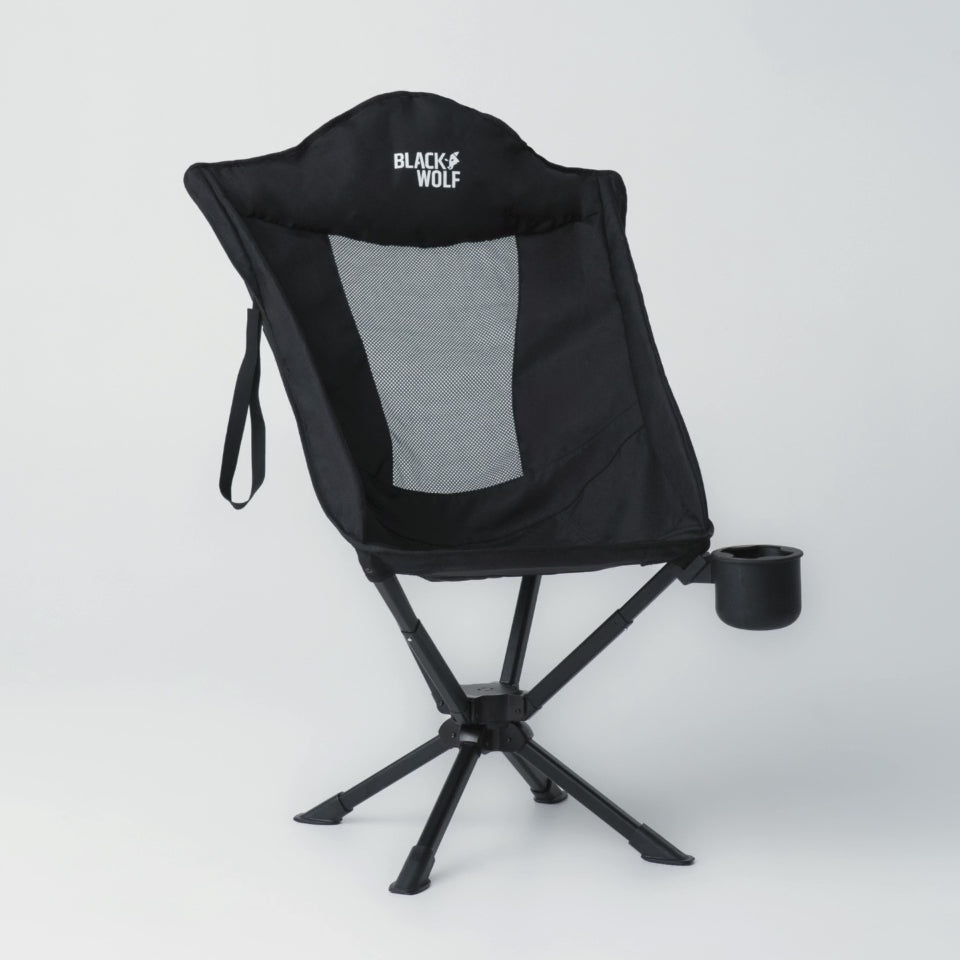 Load and play video in Gallery viewer, Quickfold Swivel Chair