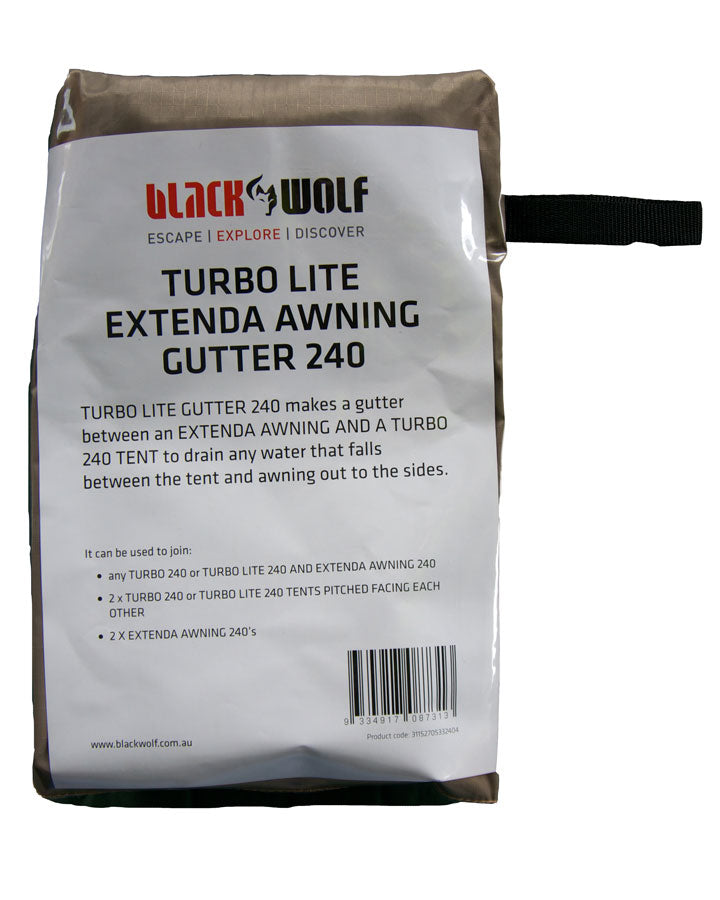 Turbo 240 Lite Extenda Awning Gutter