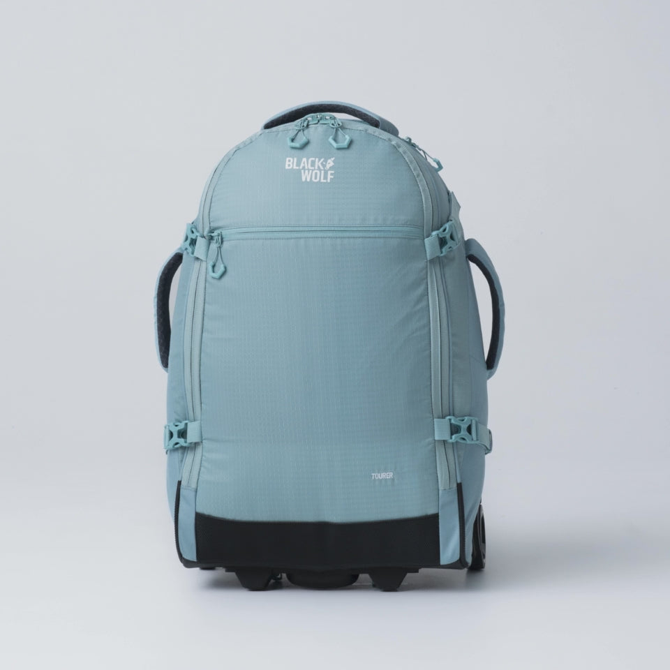 Tourer 50L Rolling Travel Bag – BlackWolf
