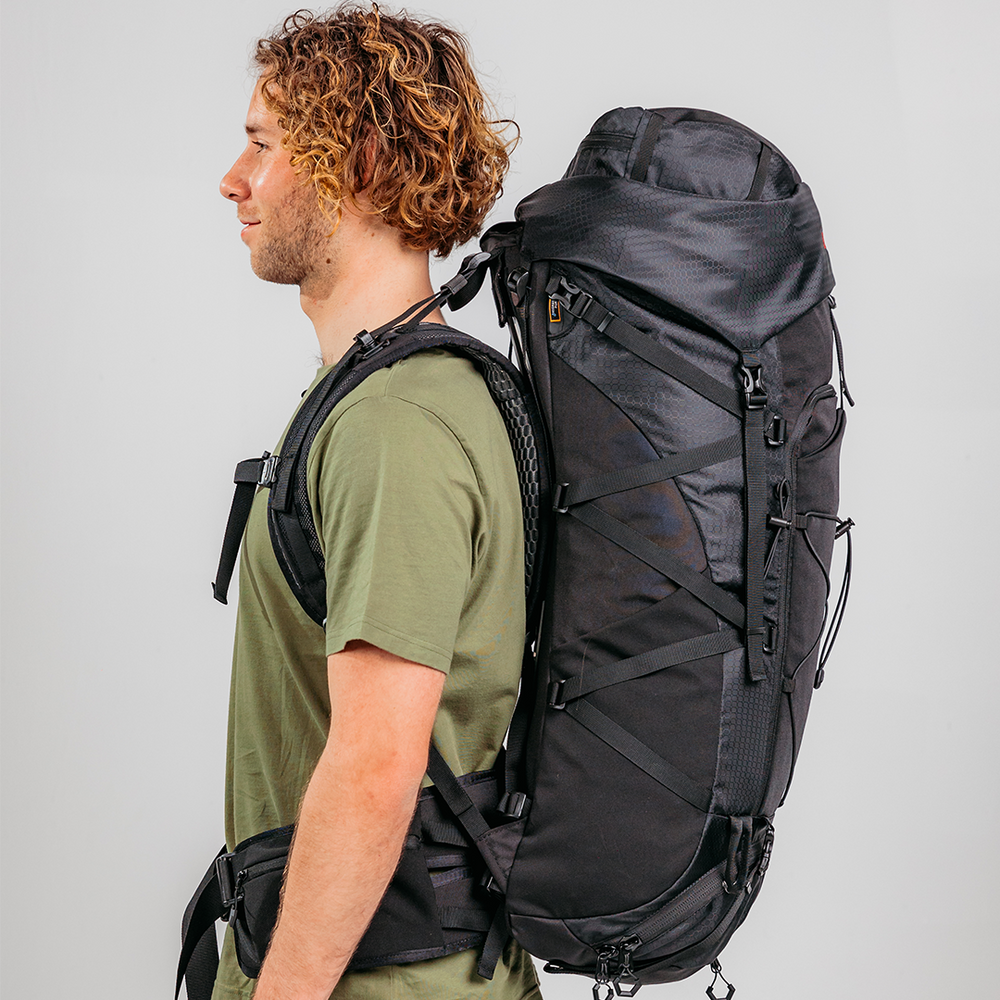 75l hiking backpack Falcon 75L Hiking Backpack – BlackWolf
