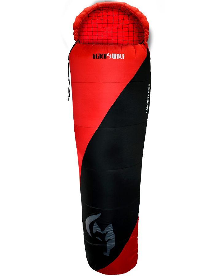 Black wolf top sleeping bag