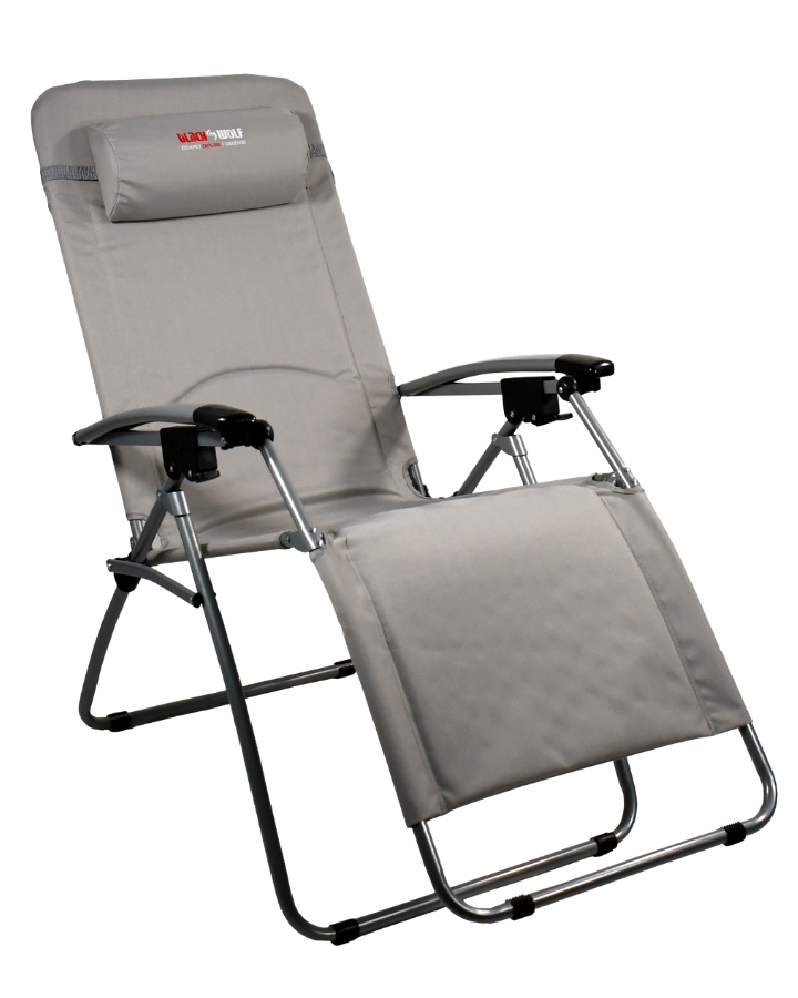 Reclining Lounger Chair BlackWolf