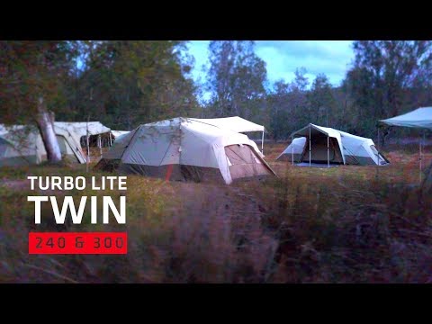 
                  
                    Load and play video in Gallery viewer, Turbo Lite Twin Tent 240
                  
                
