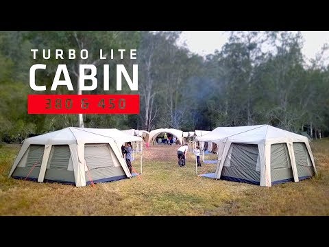 
                  
                    Load and play video in Gallery viewer, Turbo Lite Tent 450 Cabin Tent
                  
                